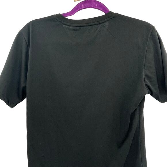 Foxthon Black Short Sleeve V-Neck TShirt - Picture 8 of 11